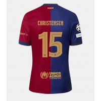 Moški Nogometni dresi Barcelona Andreas Christensen #15 Domači 2024-25 Kratek Rokav